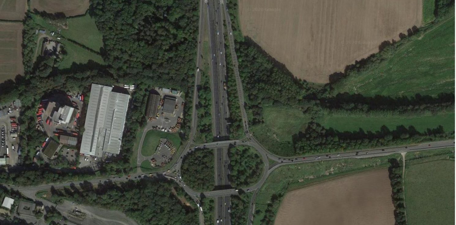 Junction 23 satellite image