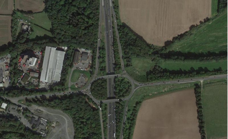 Junction 23 satellite image