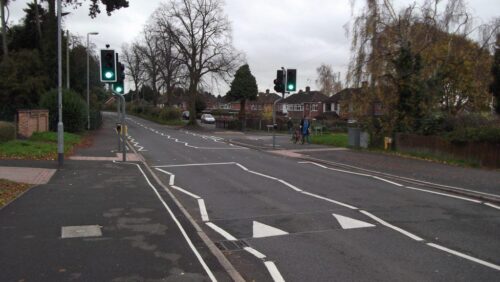 LSTF Hinckley new footway with crossing