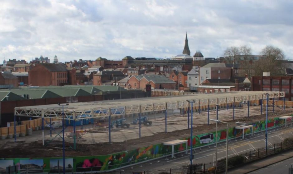 St Margaret's bus station demolition site being cleared for new building