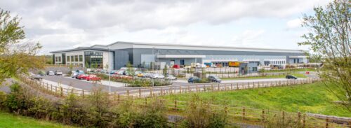 Optimus Point Leicester, new warehouse landscape