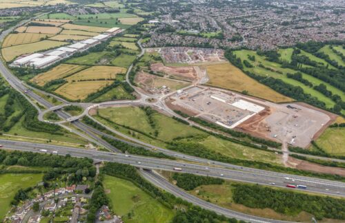 Optimus Point aerial view before construction began