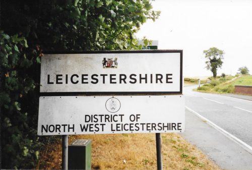 North West Leics sign