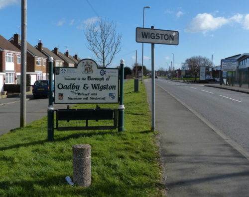 Oadby and Wigston sign