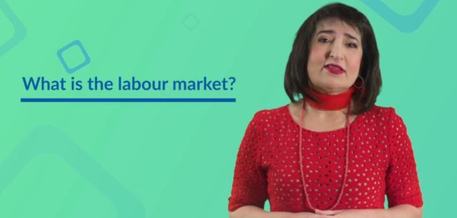 What is the labour market screen grab