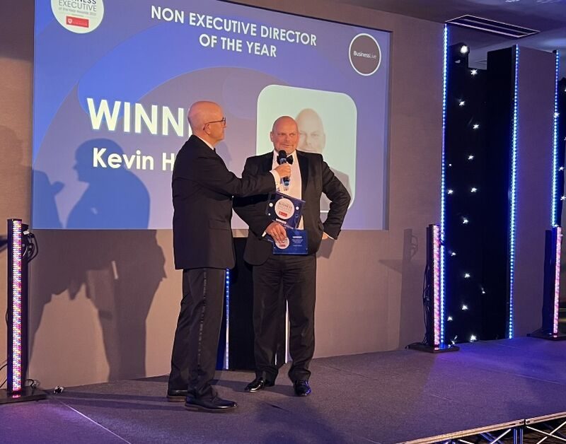 Kevin Harris wins Non Exec of the Year 2021