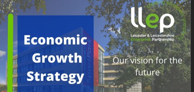 A picture titled Economic Growth Strategy with the LLEP logo