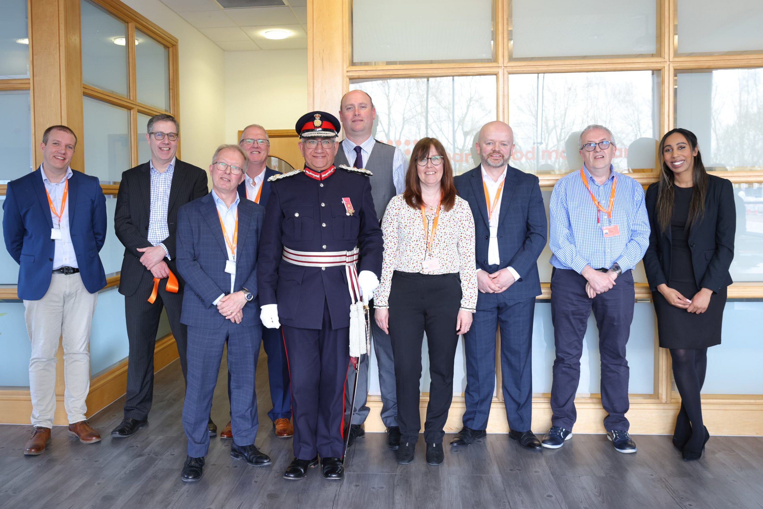 Lord-Lieutenant at official launch of Charnwood Molecular