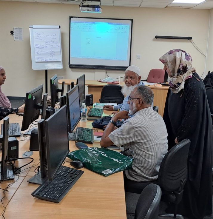 Photo of an English and Computing course for adults Held at the Highfields Centre