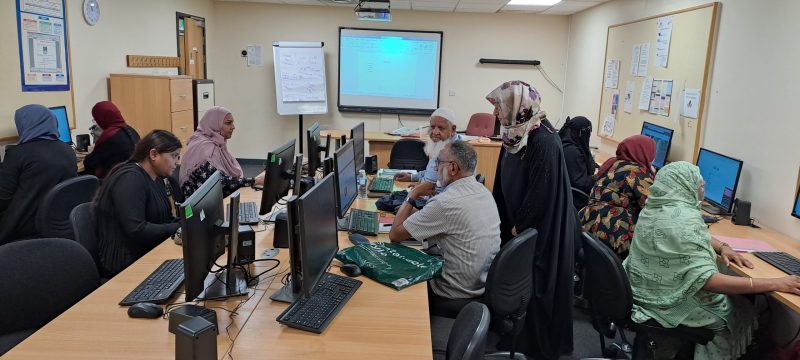 Photo of an English and Computing course for adults Held at the Highfields Centre